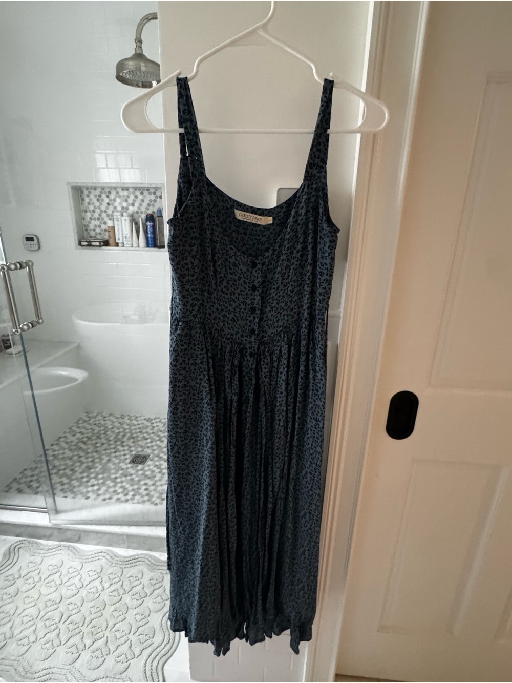 Christy Dawn The Nicks Dress in Blue Floral Size Small Excellent - Picture 2 of 5